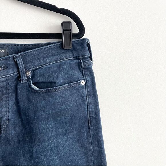 Banana Republic Skinny Luxe Sculpt Dark Indigo Jeans Women's 28 Stretch - Picture 4 of 12